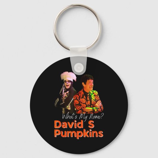 David S Pumpkins Skeleton Funny Skit Men Clothing  Sleutelhanger (Voorkant)