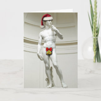 David Santa Wenskaart Feestdagen Kaart