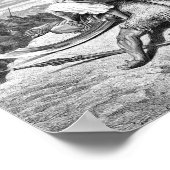 David Slays Goliath uit Gustave Dore 1886 Poster (Hoek)