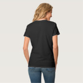 David Statue Italiaans Handmatige Gesture Design v T-shirt (Achterkant volledig)