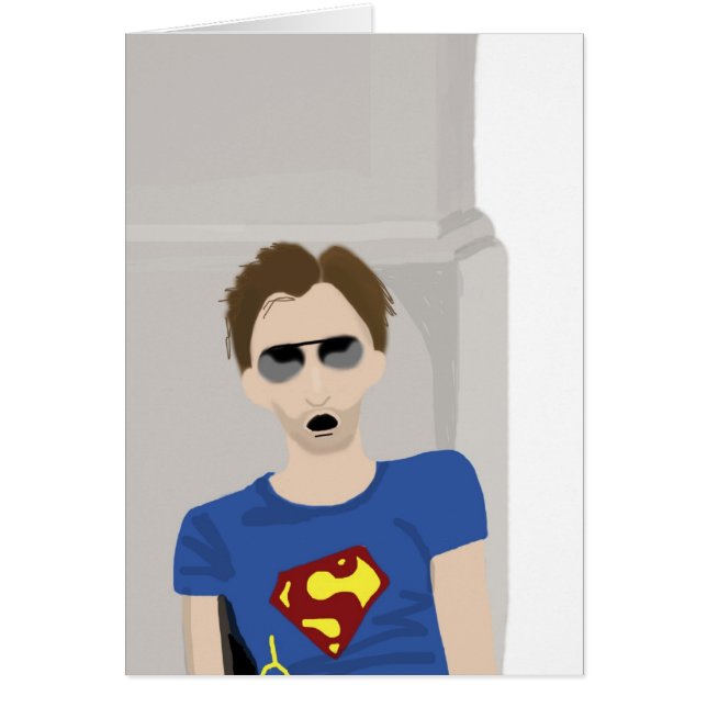 David Tennant Blank Card (Voorkant)