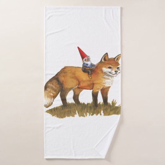 David The Gnome Woodland Forest Friends (Serviette de bain)