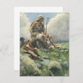 David the Shepherd door Copping,  religie (Voorkant / Achterkant)