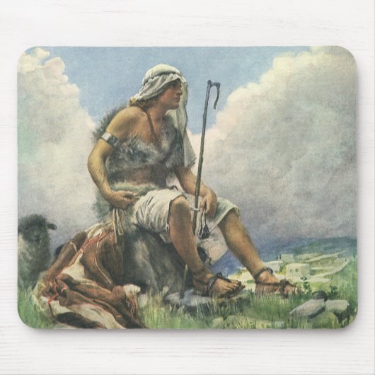 David the Shepherd door Copping,  religie Muismat (Voorkant)
