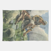 David the Shepherd door Copping, religie Theedoek (Horizontaal)