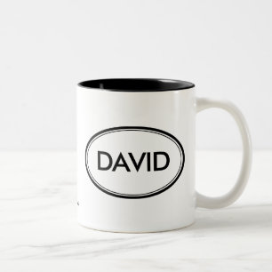 David Tweekleurige Koffiemok