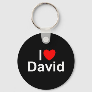 David van I Love (Heart) Sleutelhanger