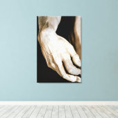 David van Michelangelo Buonarroti , 1501-04 Canvas Afdruk (Insitu (Houten vloer))