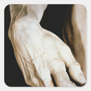 David van Michelangelo Buonarroti , 1501-04 Vierkante Sticker
