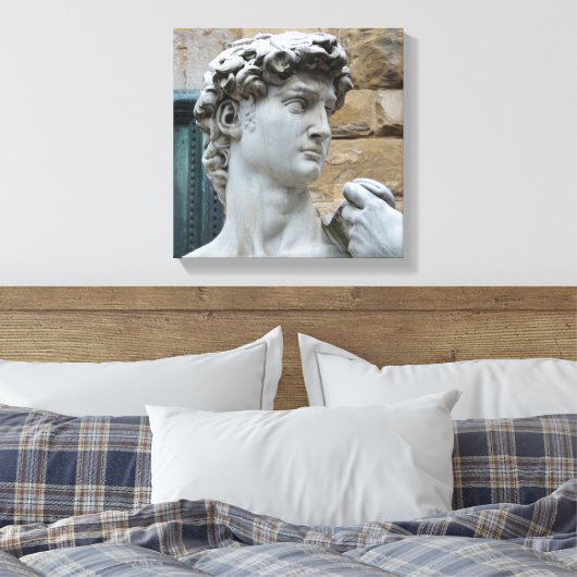 David van Michelangelo Canvas Afdruk (Insitu (Slaapkamer))