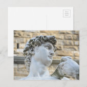 David van Michelangelo, Florence Italië Briefkaart (Voorkant / Achterkant)