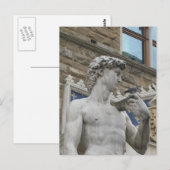 David van Michelangelo, Florence Italië Briefkaart (Voorkant / Achterkant)