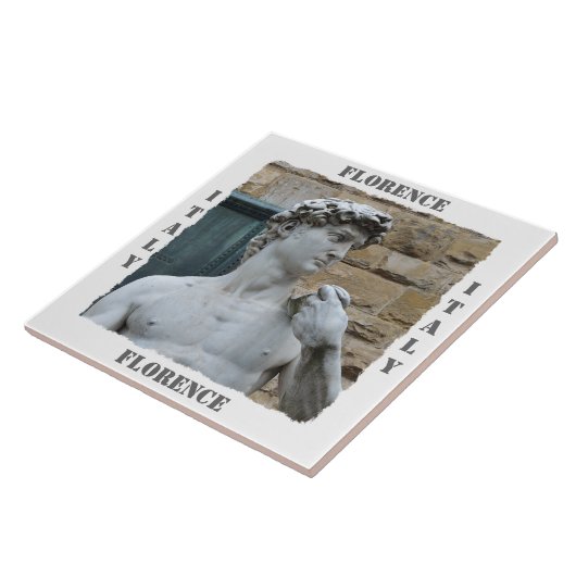 David van Michelangelo Tegeltje (Zijkant)