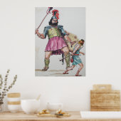 David vs Goliath Poster (Keuken)