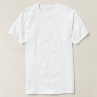 David Wie?— T-shirt met achterkant bedrukt