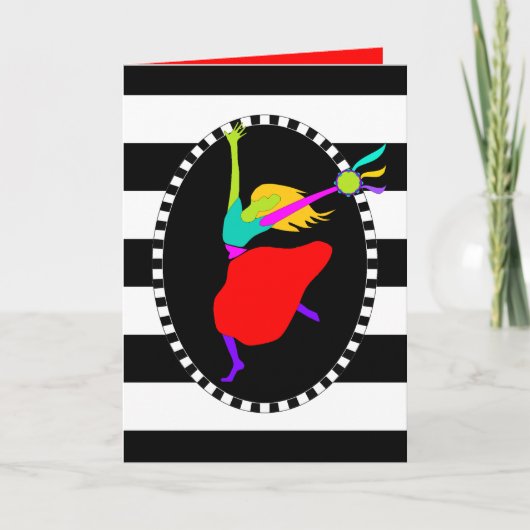 Davidic Dancer wenskaart Kaart (Voorkant)