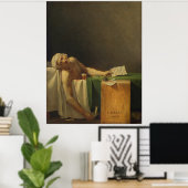 David's De dood van Marat Poster (Thuiskantoor)