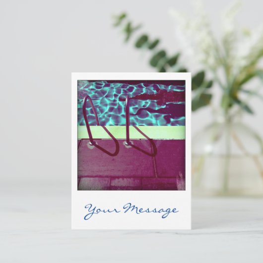 David's Pool 06162 Carte postale 3d Computer Art p (Debout devant)