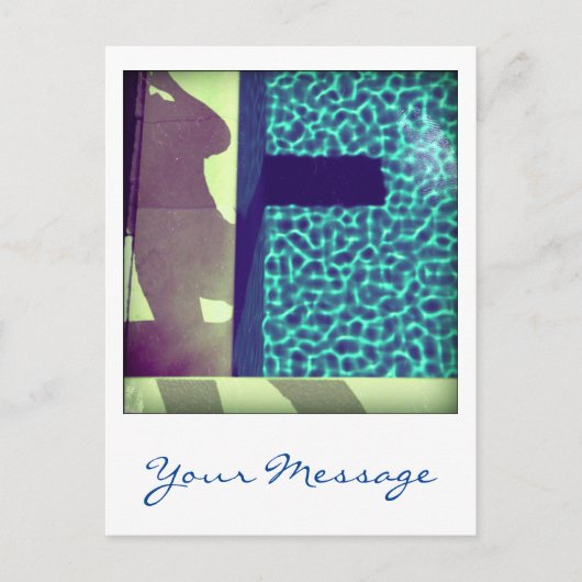David's Pool 10e05 Aangepaste 3d Computer Art brie Briefkaart (Voorkant)
