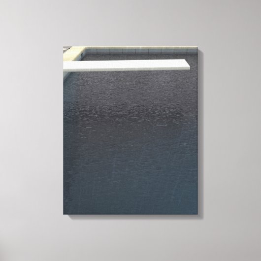 DAVID'S POOL REEKS p09e05 Canvas Afdruk (Voorkant)