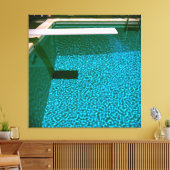 DAVID'S POOL SERIES 09_16 Canvas (Insitu (Woonkamer))