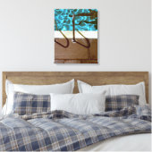 DAVID'S POOL SERIES p06 Canvas Afdruk (Insitu (Slaapkamer))