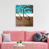 DAVID'S POOL SERIES p06 Canvas Afdruk (Insitu (Woonkamer))
