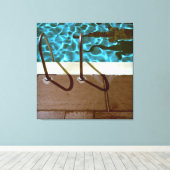 DAVID'S POOL SERIES p06 Canvas Afdruk (Insitu (Houten vloer))