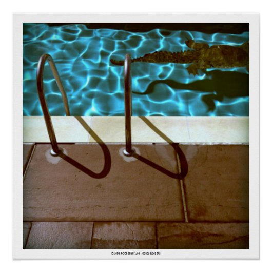 DAVID'S POOL SERIES p06- Poster 3D Computer ART (Devant)
