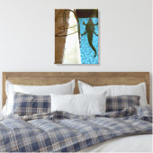 DAVID'S POOL SERIES p08b Canvas Afdruk (Insitu (Slaapkamer))