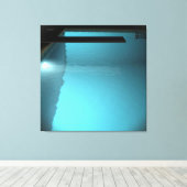DAVID'S POOL SERIES p09d Canvas Afdruk (Insitu (Houten vloer))