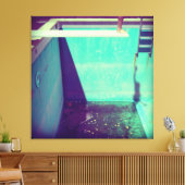 DAVID'S POOLSERIE p09f21 Canvas (Insitu (Woonkamer))