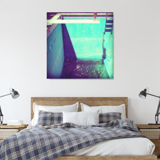 DAVID'S POOLSERIE p09f21 Canvas (Insitu (Slaapkamer))
