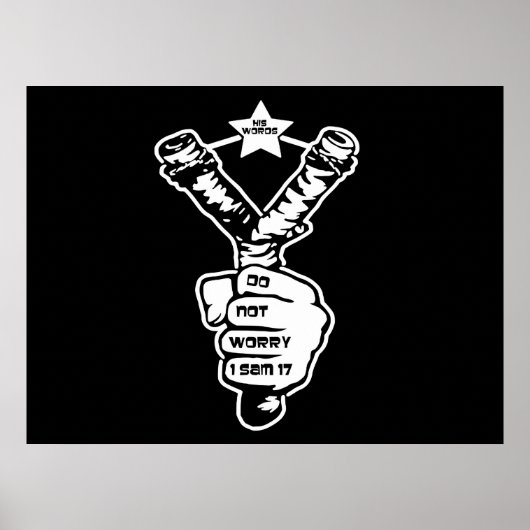 David's Slingshot Poster (Voorkant)