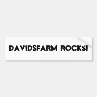 DAVIDSFARM ROCKS! Bumpersticker