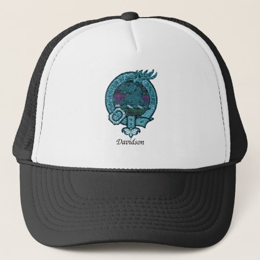 Davidson Clan Crest Trucker Pet (Voorkant)