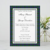 Davidson Scottish Faire-part de mariage (Debout devant)