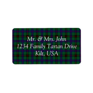 Davidson Tartan Label