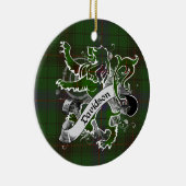 Davidson Tartan Lion Keramisch Ornament (Rechts)