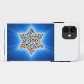 Davidsster met edelstenen Case-Mate iPhone case (Achterkant (horizontaal))