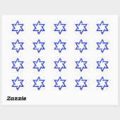Davidsstern Siegel Salomon seal Ronde Sticker (Vel)