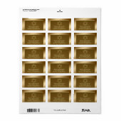 Davidster Adresetiketten Etiket (Full Sheet)