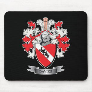 Davies Family Crest Coat of Arms Muismat