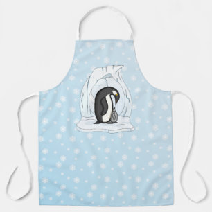 Davin and Annie the Penguins All-Over Print Schort