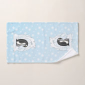 Davin en Annie, de handdoekset van de pinguïns Bad Handdoek (Handdoek)