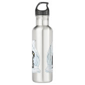 Davin en Annie de Penguins Water Bottle Waterfles (Voorkant)