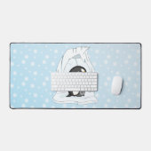 Davin en Annie de Pinguïns Bureaumat (Keyboard & Muis)