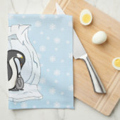 Davin en Annie de Pinguïns Keukenhanddoek (Quarter Fold)