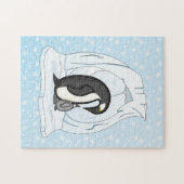 Davin en Annie de Pinguïns Puzzel (Horizontaal)