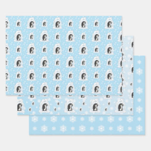 Davin en Annie de Pinguïns Wrapping Paper Set